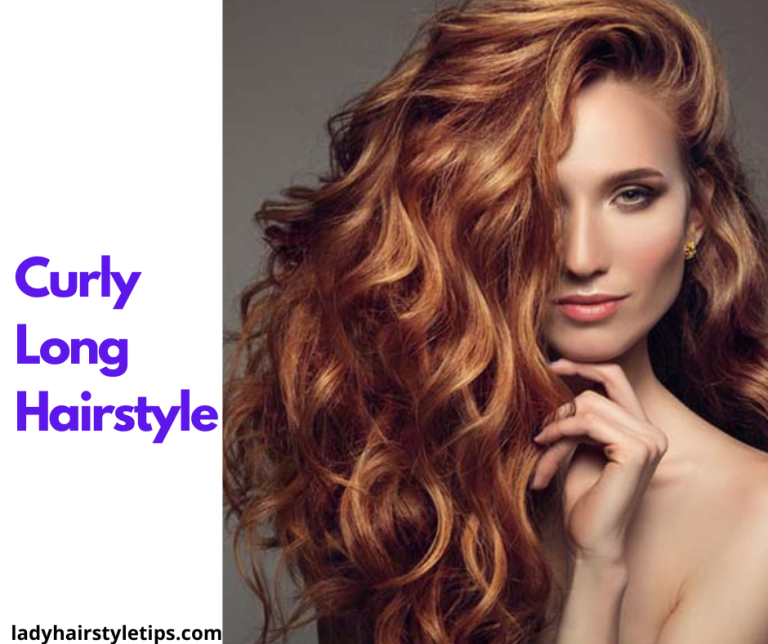 curly long hairstyle